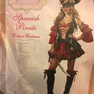 Spanish pirate deluxe costume